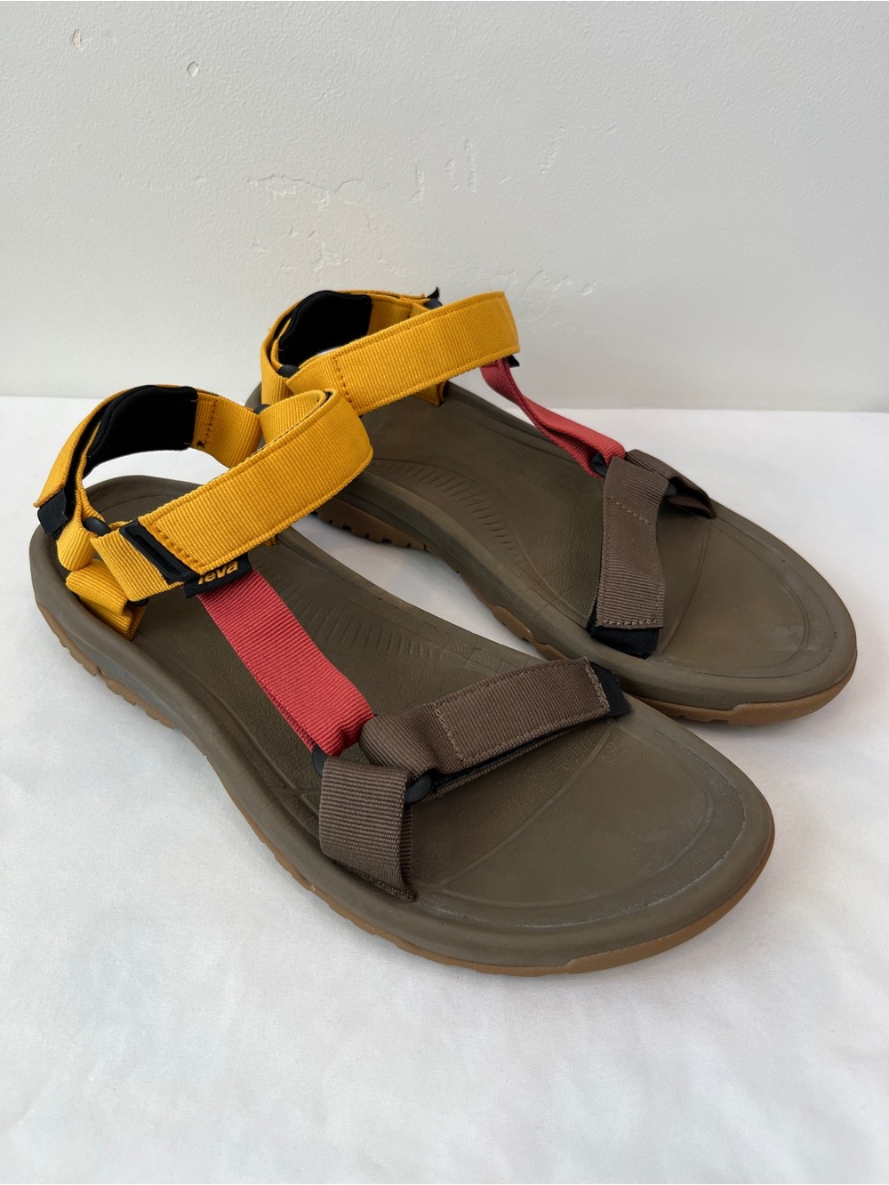 Teva Men Hurricane XLT2 Sport Sandals Earth Multi Colorblock Size 11 1019234